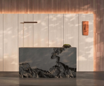New Chinese Style Office Reception Desk-ID:287009006