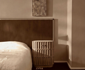 Modern Double Bed-ID:129843009