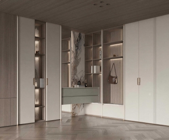 Modern Clothes Storage Area-ID:193470008