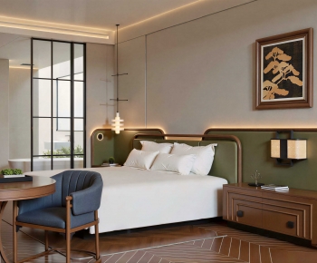 New Chinese Style Bedroom-ID:791230929