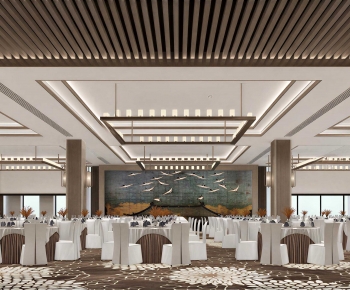 New Chinese Style Banquet Hall-ID:508689917