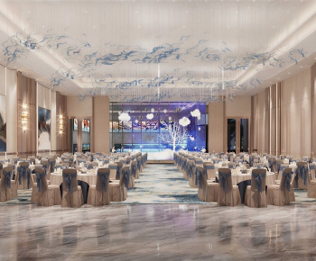 Modern Banquet Hall-ID:787004956