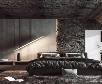 Industrial Style Bedroom-ID:900964029