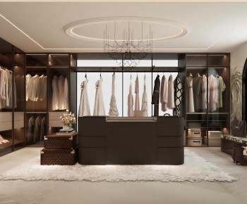Modern Clothes Storage Area-ID:845345025