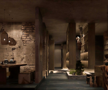 New Chinese Style Teahouse Tea House-ID:328958992
