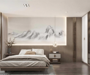 New Chinese Style Bedroom-ID:337965016