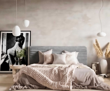 Modern Double Bed-ID:589591032