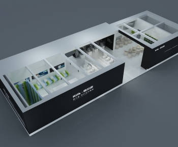 Modern Exhibition Hall-ID:427129031