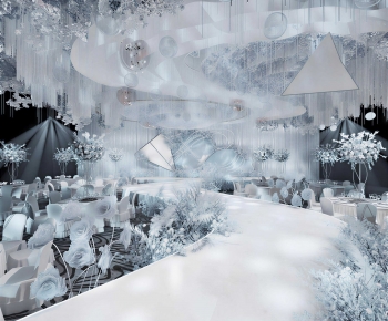 Modern Banquet Hall-ID:736139061