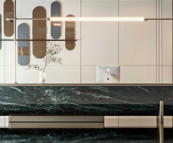 Modern Reception Desk-ID:681437978
