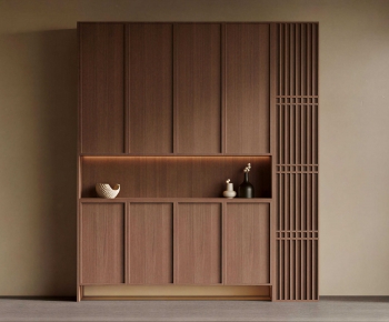New Chinese Style Shoe Cabinet-ID:858335025
