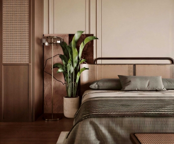 Wabi-sabi Style Bedroom-ID:477097036