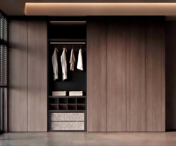 Modern Clothes Storage Area-ID:164771081