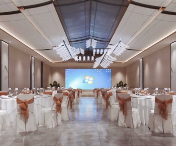 Modern Banquet Hall-ID:443414936