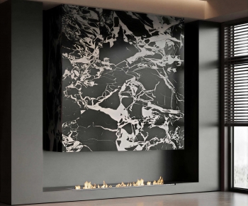 Modern Fireplace-ID:391304971