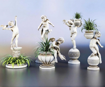 Simple European Style Sculpture-ID:511125096