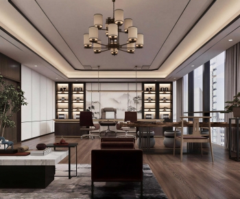 New Chinese Style Manager's Office-ID:328756092