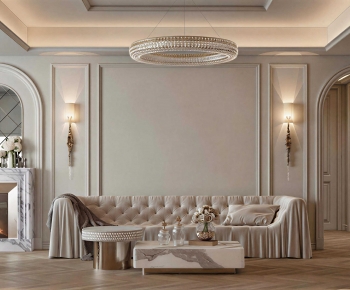 European Style A Living Room-ID:906073091