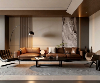 Modern A Living Room-ID:348730093