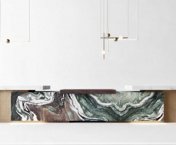 Modern Reception Desk-ID:553419694