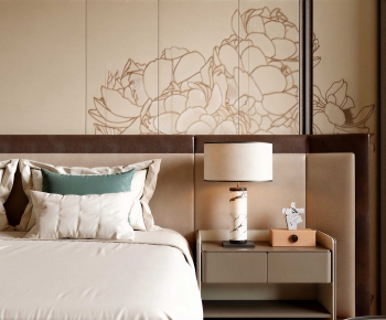 Modern Double Bed-ID:978621966