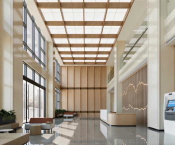 Modern Office Reception Desk-ID:112447981