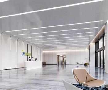 Modern Office Reception Desk-ID:300889056
