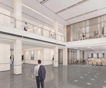 Modern Office Reception Desk-ID:433531057