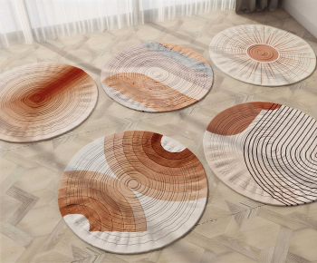 Modern Circular Carpet-ID:281069339
