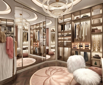 Modern Clothes Storage Area-ID:890865098