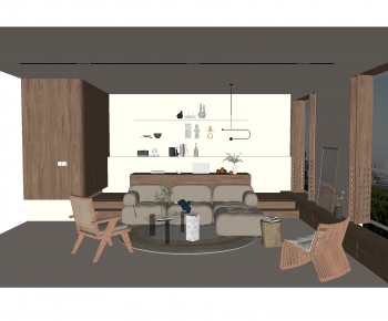 Modern A Living Room-ID:800748111