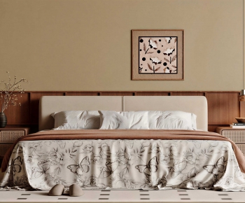 Modern Double Bed-ID:634521014