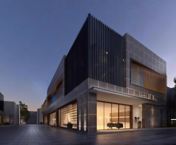 Modern Appearance Of Commercial Building-ID:111751084