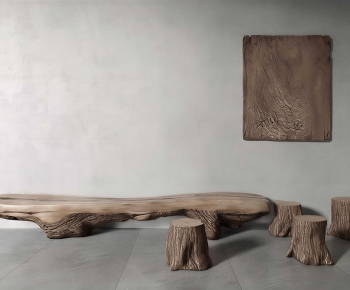 Wabi-sabi Style Lounge Chair-ID:383902075