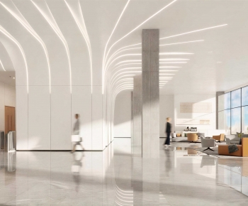 Modern Office Reception Desk-ID:317600018