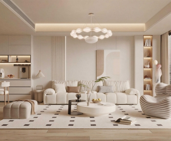 Modern A Living Room-ID:417602063
