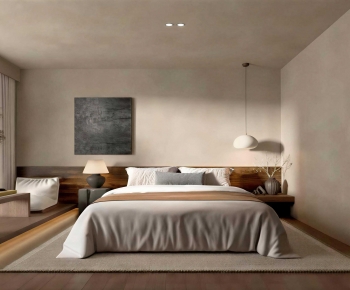 Wabi-sabi Style Bedroom-ID:452114118