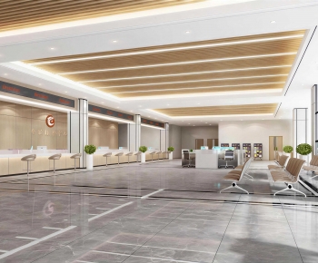 Modern Office Reception Desk-ID:153691056