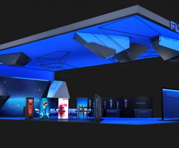 Modern Exhibition Hall-ID:539108046