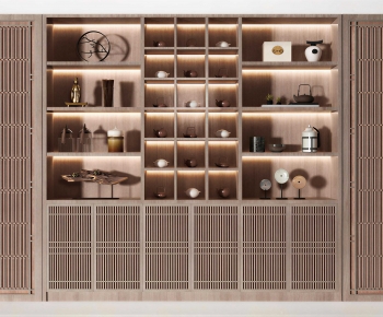 New Chinese Style Decorative Cabinet-ID:887095933