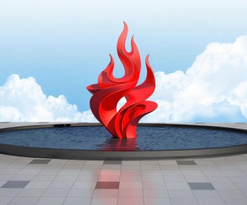 Modern Sculpture Sketch-ID:662873031