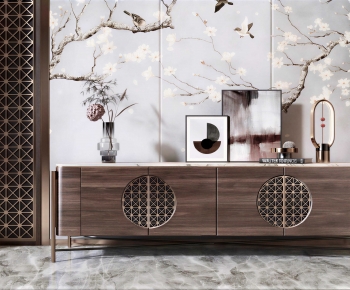 New Chinese Style TV Cabinet-ID:266645913