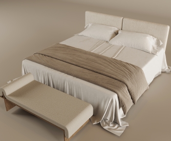 Modern Double Bed-ID:766787059