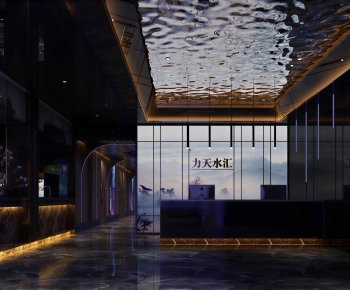 New Chinese Style Lobby Hall-ID:945539003