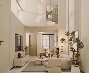 Modern A Living Room-ID:830672033