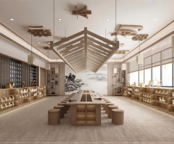 New Chinese Style Exhibition Hall-ID:571958076