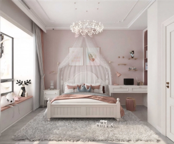 French Style Girl's Room Daughter's Room-ID:538450969