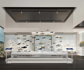 Modern Exhibition Hall-ID:351622105
