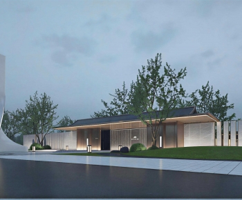 Modern Appearance Of Commercial Building-ID:987730093