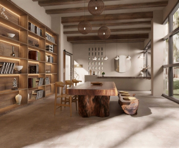 Wabi-sabi Style Lobby Hall-ID:764708048